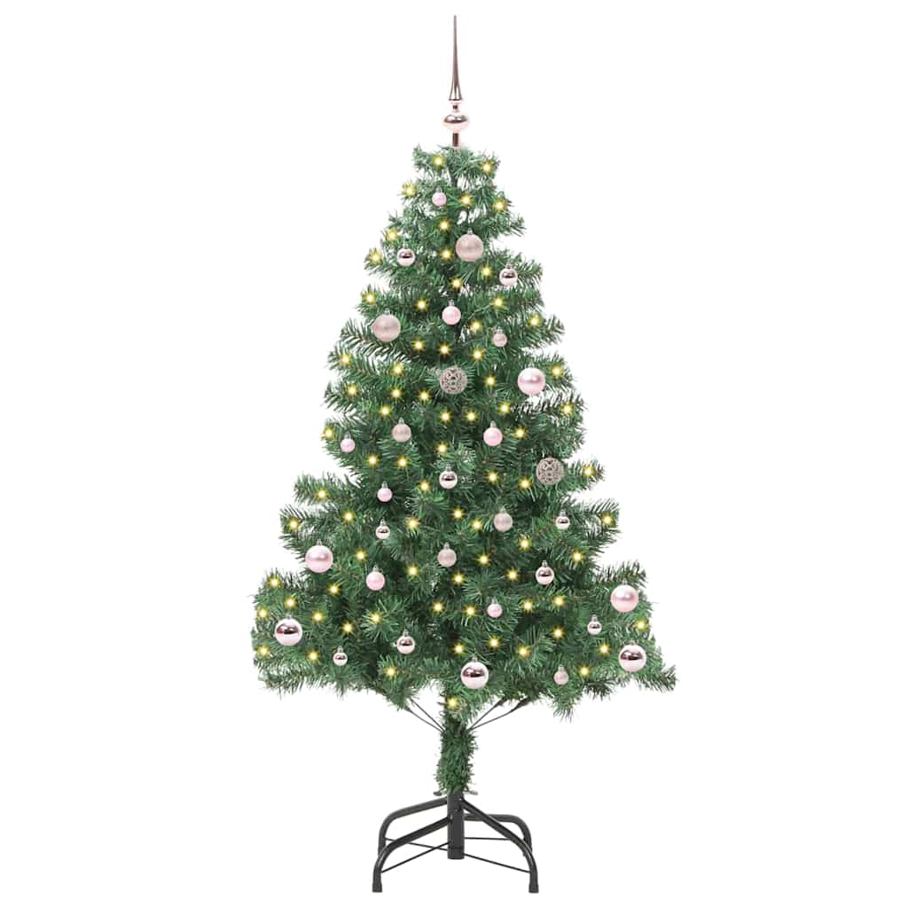 Sapin de Noël avec 150 LED avec support Vert 150 cm PVC - XIOS