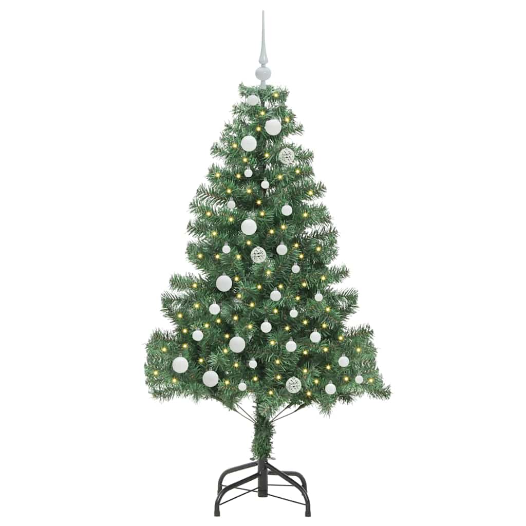 Sapin de Noël avec 150 LED avec support Vert 150 cm PVC - XIOS