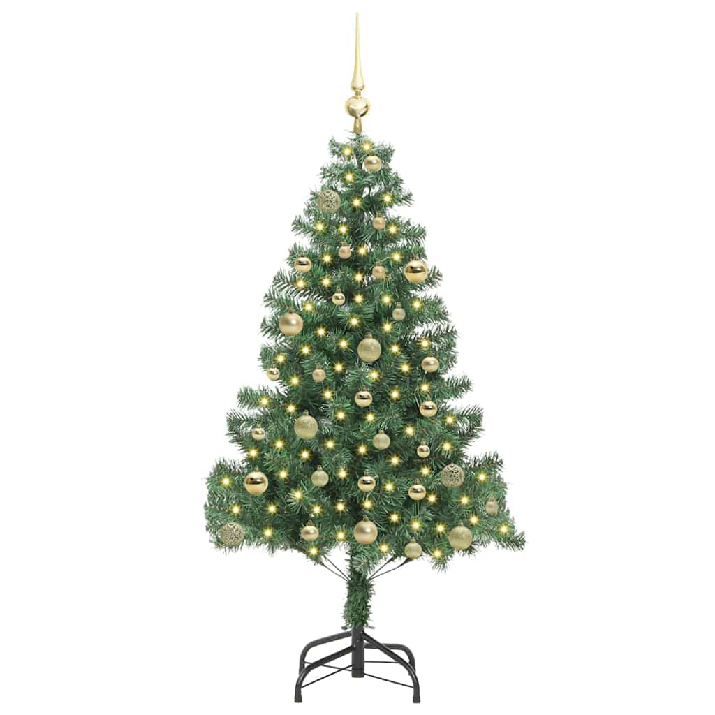Sapin de Noël avec 150 LED avec support Vert 150 cm PVC - XIOS