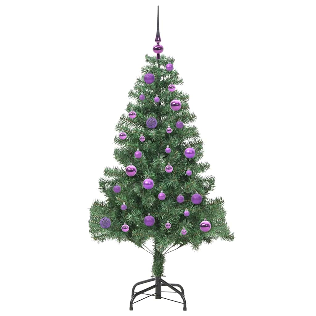 Sapin de Noël avec 150 LED avec support Vert 150 cm PVC - XIOS