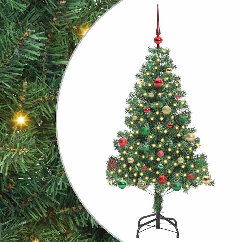 Sapin de Noël avec 150 LED avec support Vert 150 cm PVC - XIOS