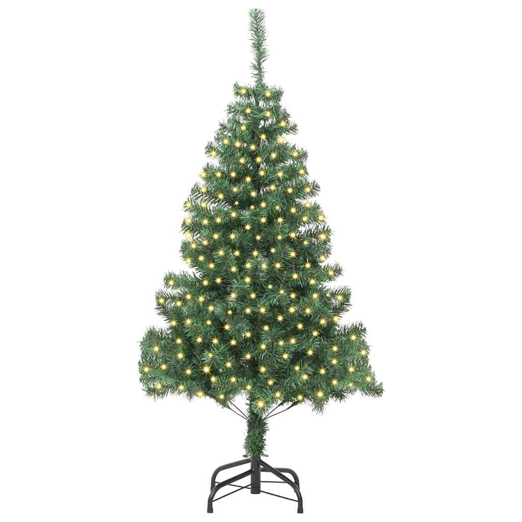 Sapin de Noël avec 300 LED avec support Vert 180 cm PVC - XIOS