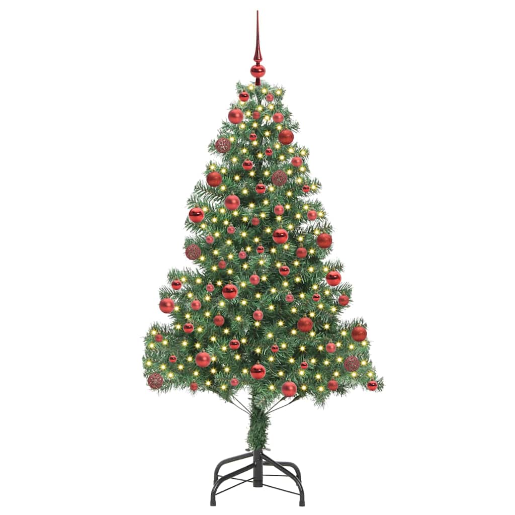 Sapin de Noël avec 300 LED avec support Vert 180 cm PVC - XIOS