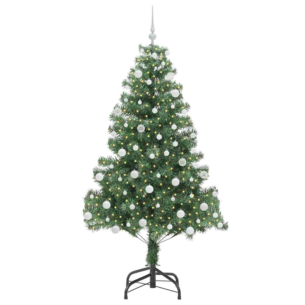 Sapin de Noël avec 300 LED avec support Vert 180 cm PVC - XIOS
