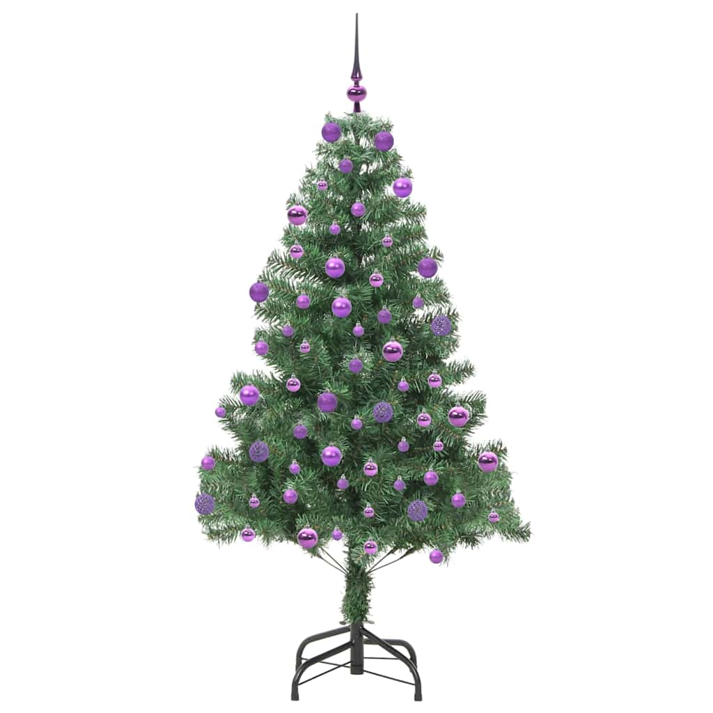 Sapin de Noël avec 300 LED avec support Vert 180 cm PVC - XIOS