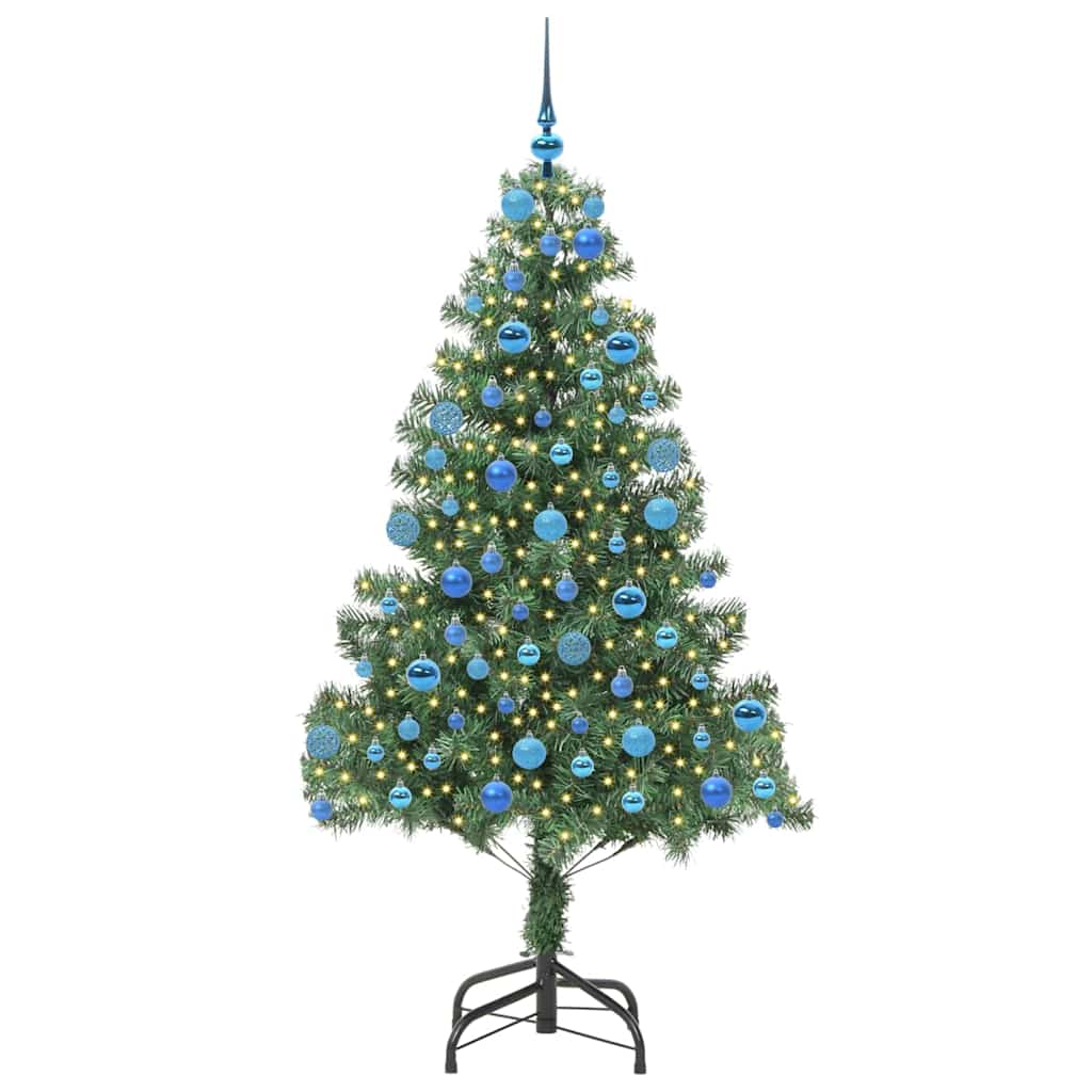 Sapin de Noël avec 300 LED avec support Vert 180 cm PVC - XIOS