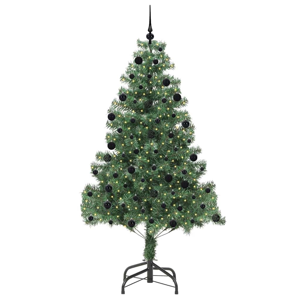 Sapin de Noël avec 300 LED avec support Vert 210 cm PVC - XIOS