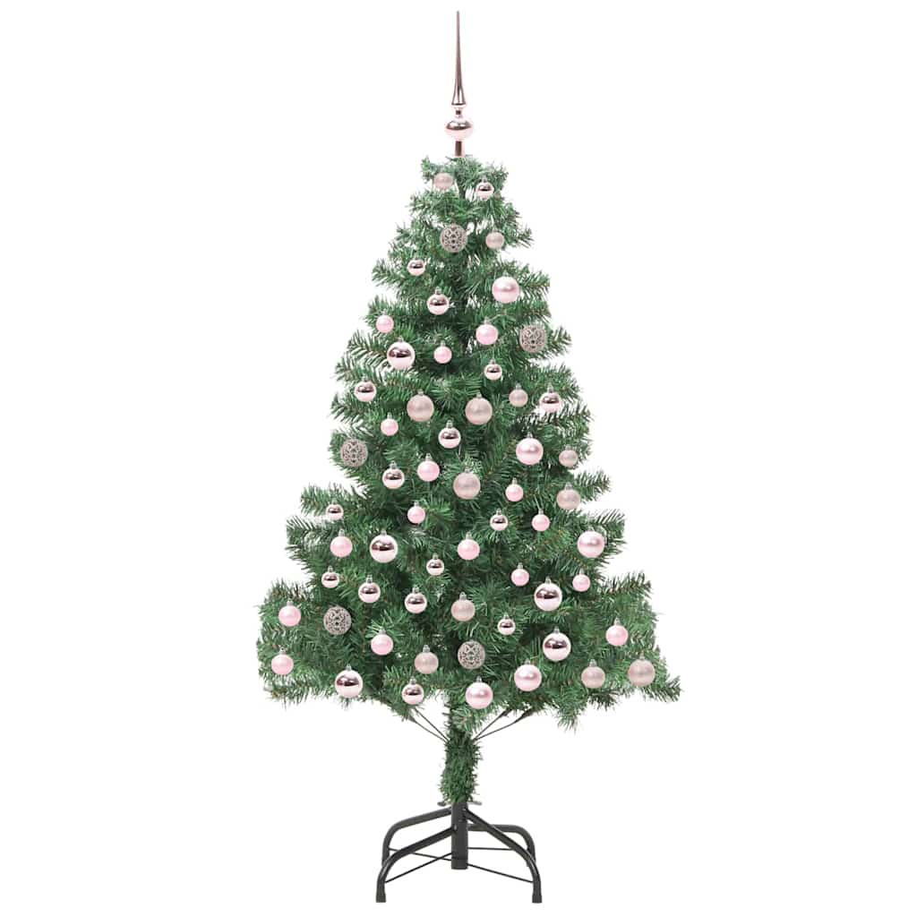 Sapin de Noël avec 300 LED avec support Vert 210 cm PVC - XIOS