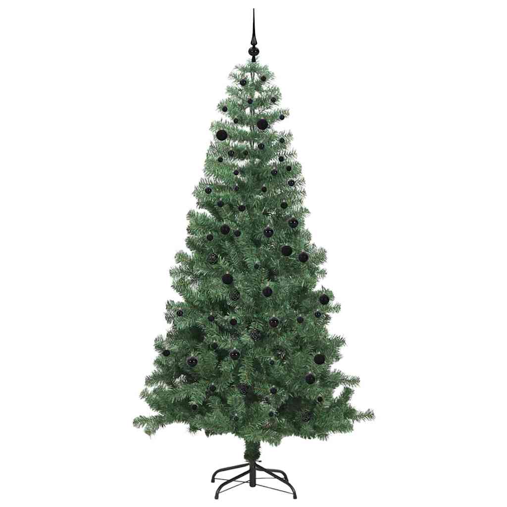 Sapin de Noël avec 300 LED avec support Vert 240 cm PVC - XIOS