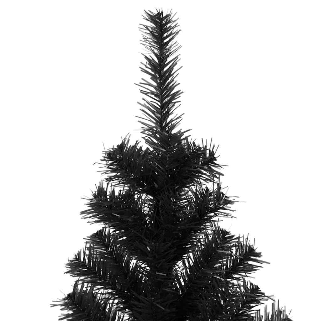 Sapin de Noël avec 300 LED avec support Noir 210 cm PVC - XIOS