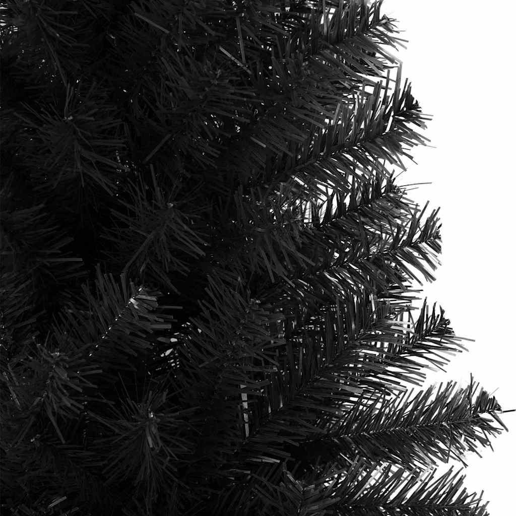 Sapin de Noël avec 300 LED avec support Noir 210 cm PVC - XIOS