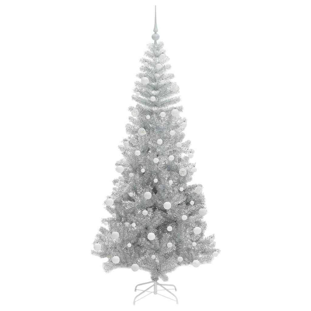 Sapin de Noël avec 300 LED avec support Argent 180 cm PET - XIOS
