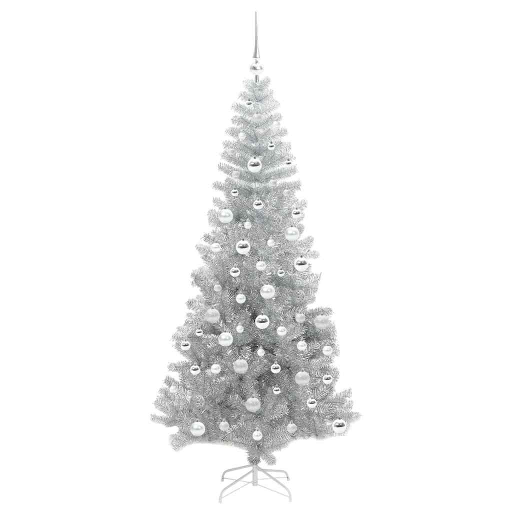 Sapin de Noël avec 300 LED avec support Argent 180 cm PET - XIOS