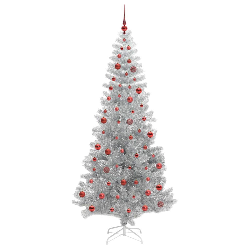 Sapin de Noël avec 300 LED avec support Argent 210 cm PET - XIOS