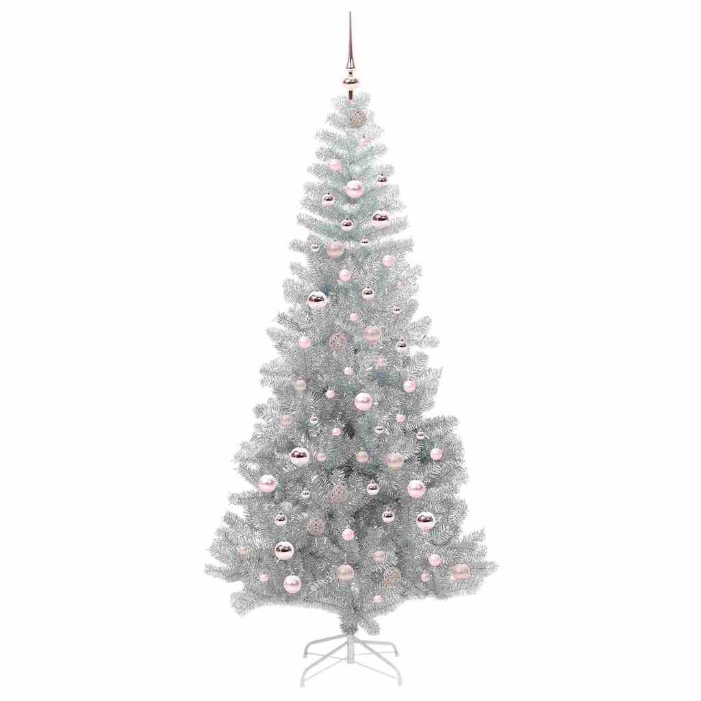 Sapin de Noël avec 300 LED avec support Argent 210 cm PET - XIOS