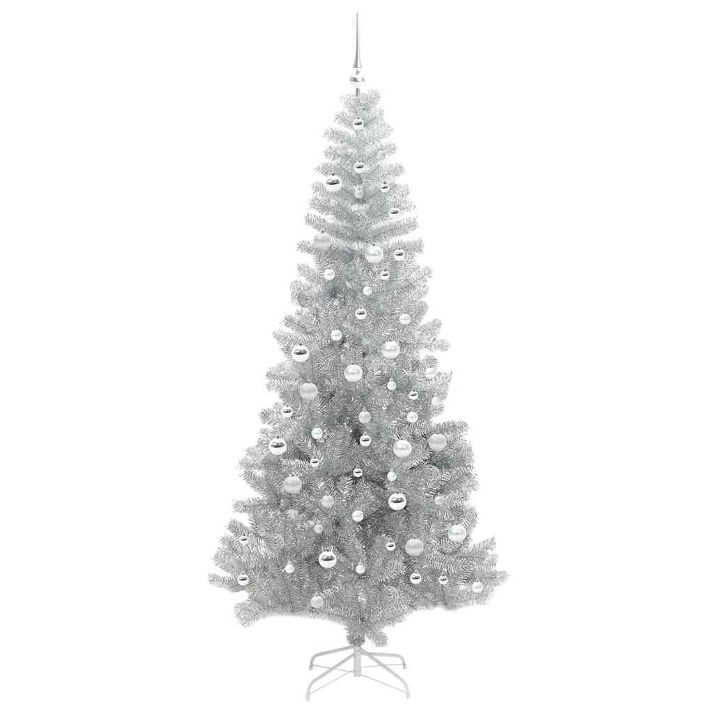Sapin de Noël avec 300 LED avec support Argent 210 cm PET - XIOS