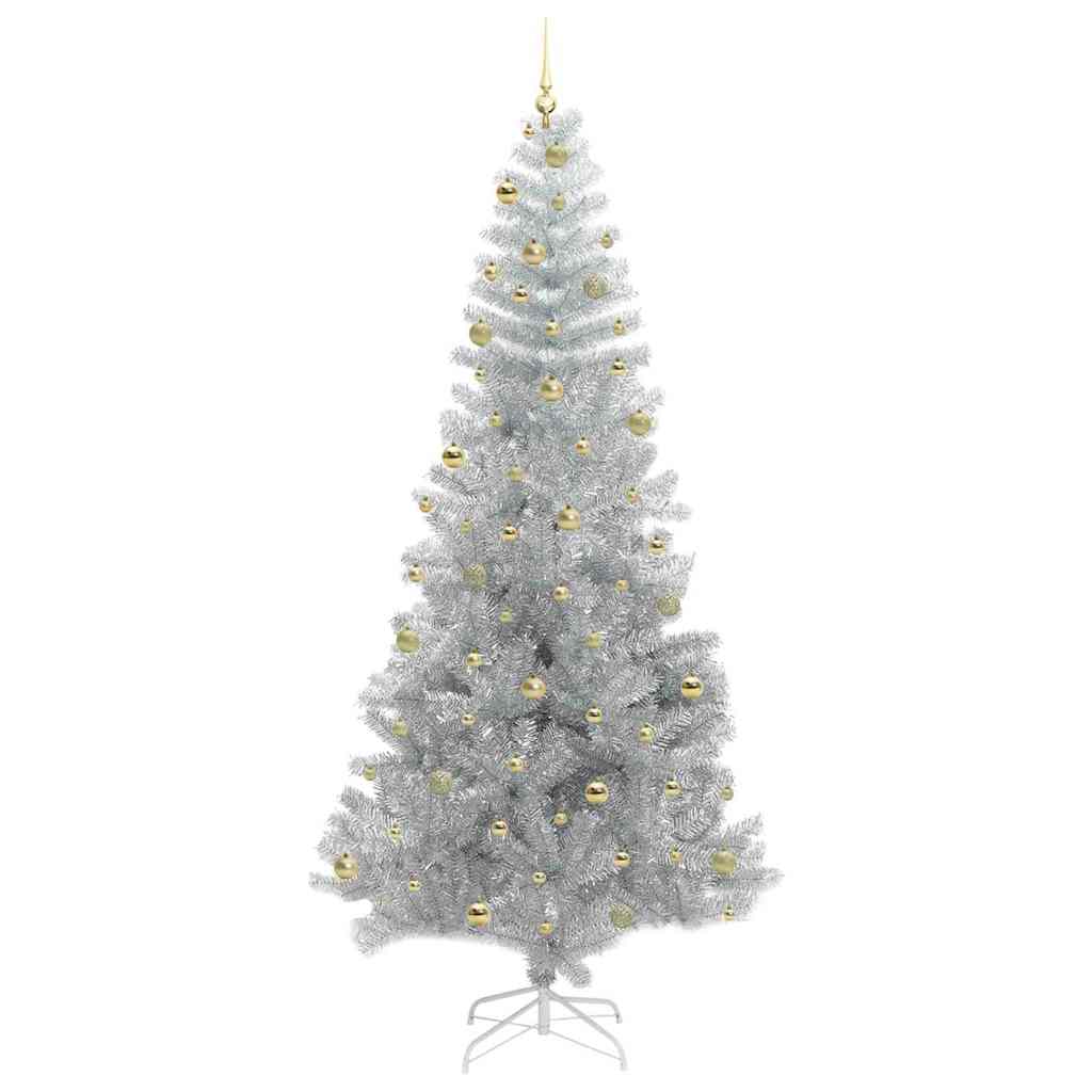 Sapin de Noël avec 300 LED avec support Argent 240 cm PET - XIOS