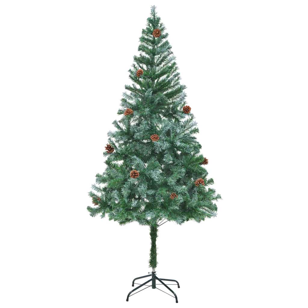 Sapin de Noël artificiel avec 300 LED Vert 180 cm PVC et Acier - XIOS