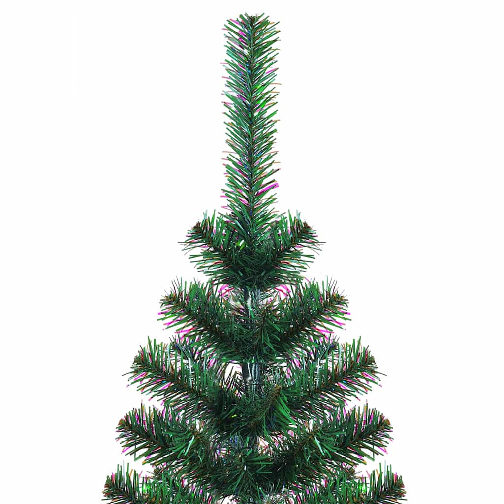 Sapin de Noël artificiel pré-éclairé Vert 120 cm PVC et métal - XIOS