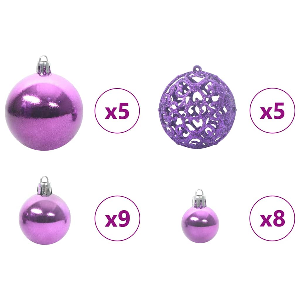 Sapin de Noël artificiel pré-éclairé Vert 120 cm PVC et métal - XIOS