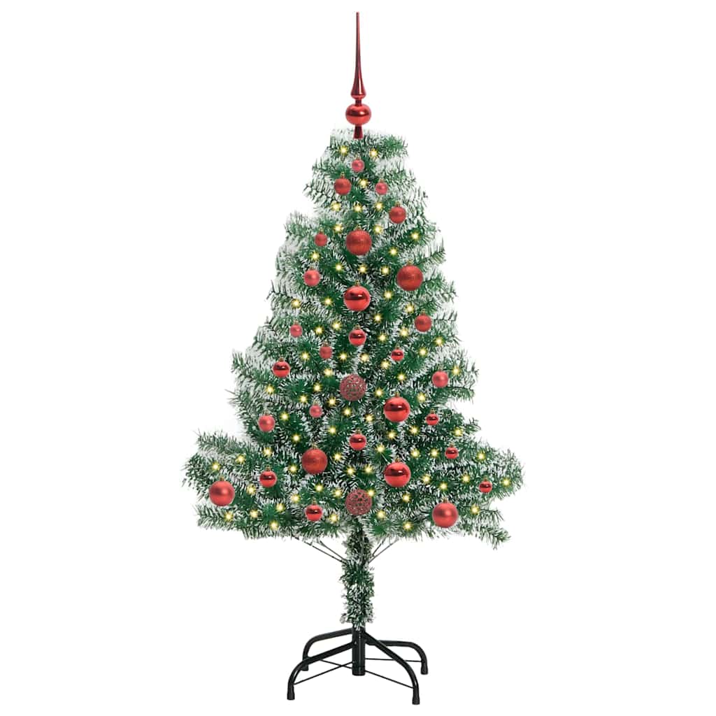 Arbre de Noël artificiel floconné de neige avec lumière LED - XIOS