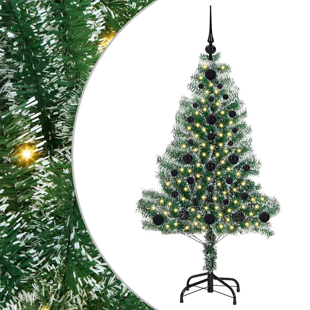 Arbre de Noël artificiel floconné de neige avec lumière LED - XIOS
