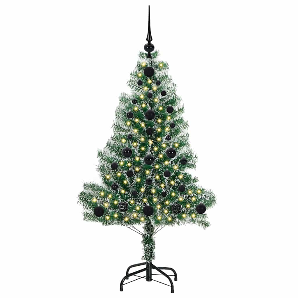 Arbre de Noël artificiel floconné de neige avec lumière LED - XIOS