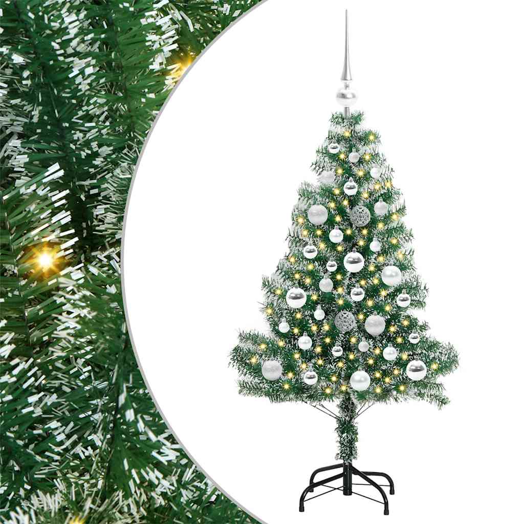 Arbre de Noël artificiel floconné de neige avec lumière LED - XIOS
