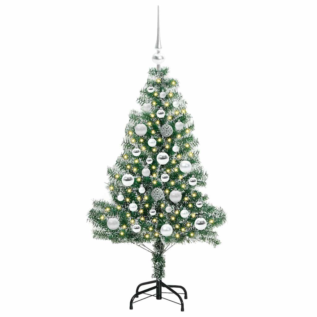 Arbre de Noël artificiel floconné de neige avec lumière LED - XIOS