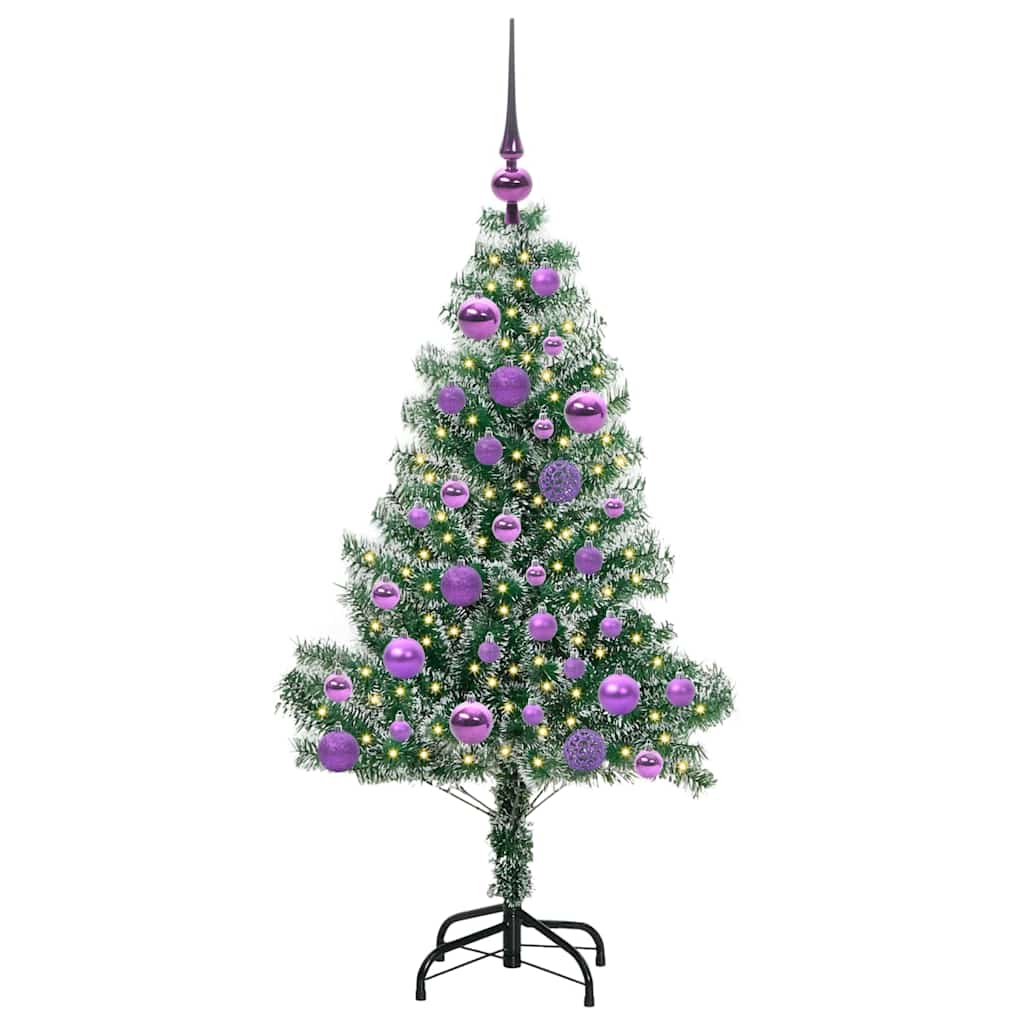 Arbre de Noël artificiel floconné de neige avec lumière LED - XIOS