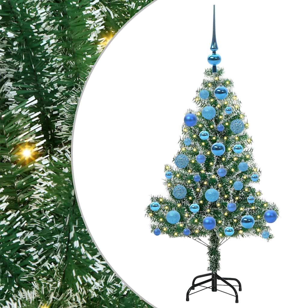 Arbre de Noël artificiel floconné de neige avec lumière LED - XIOS