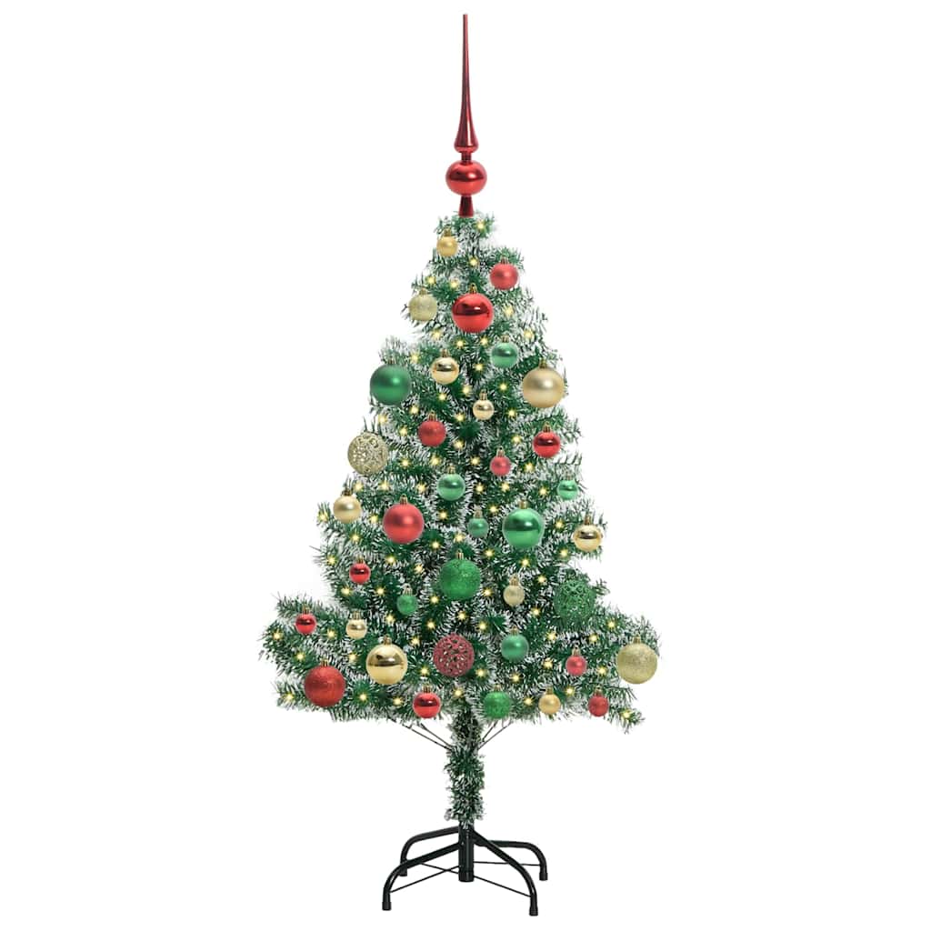 Arbre de Noël artificiel floconné de neige avec lumière LED - XIOS