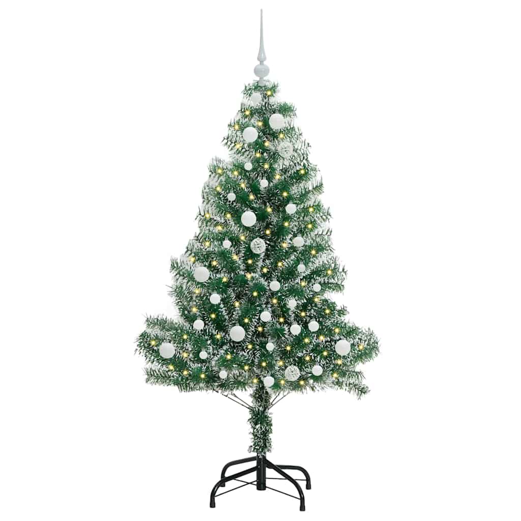 Arbre de Noël artificiel floconné de neige avec lumière LED - XIOS