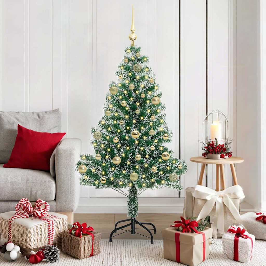 Arbre de Noël artificiel floconné de neige avec lumière LED - XIOS