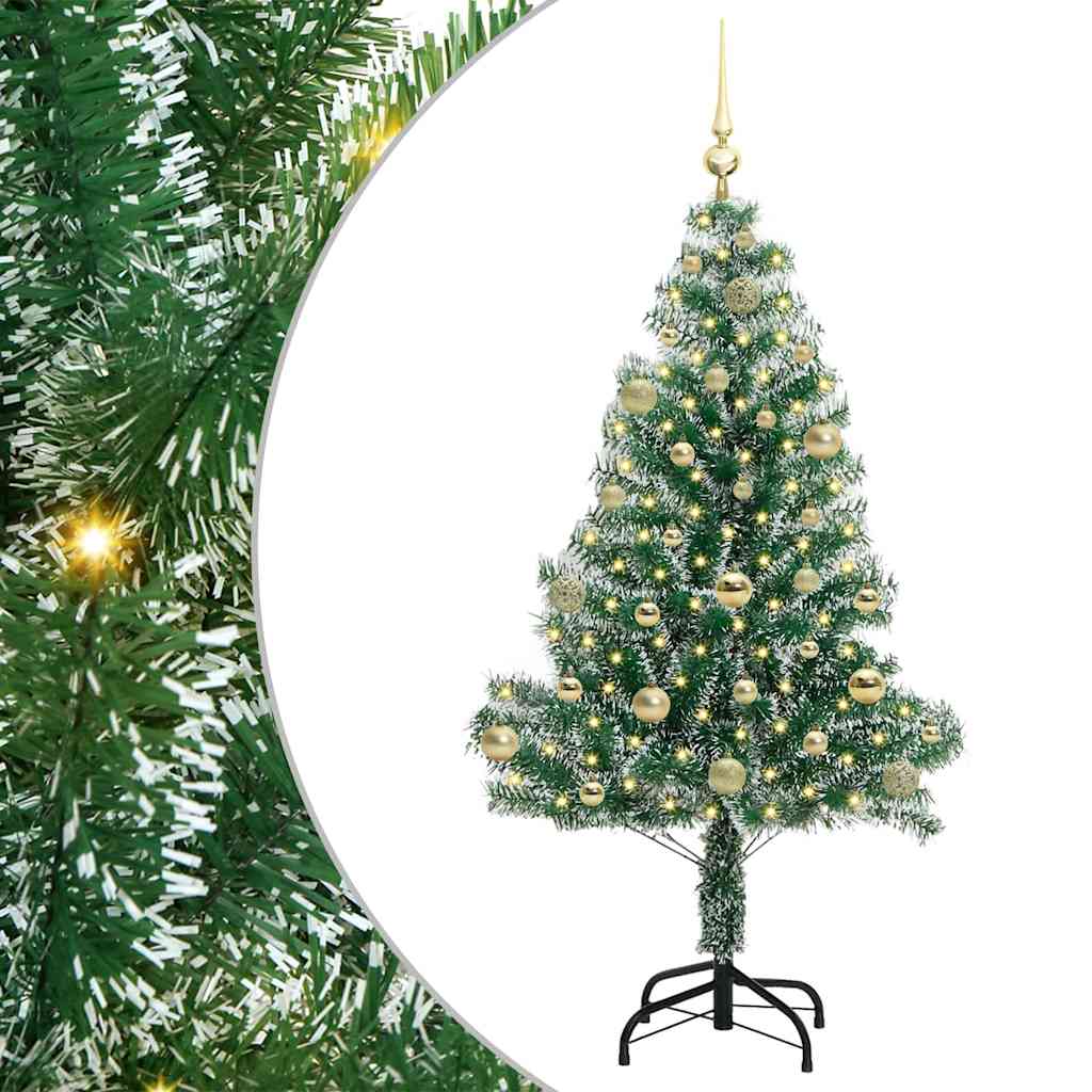 Arbre de Noël artificiel floconné de neige avec lumière LED - XIOS