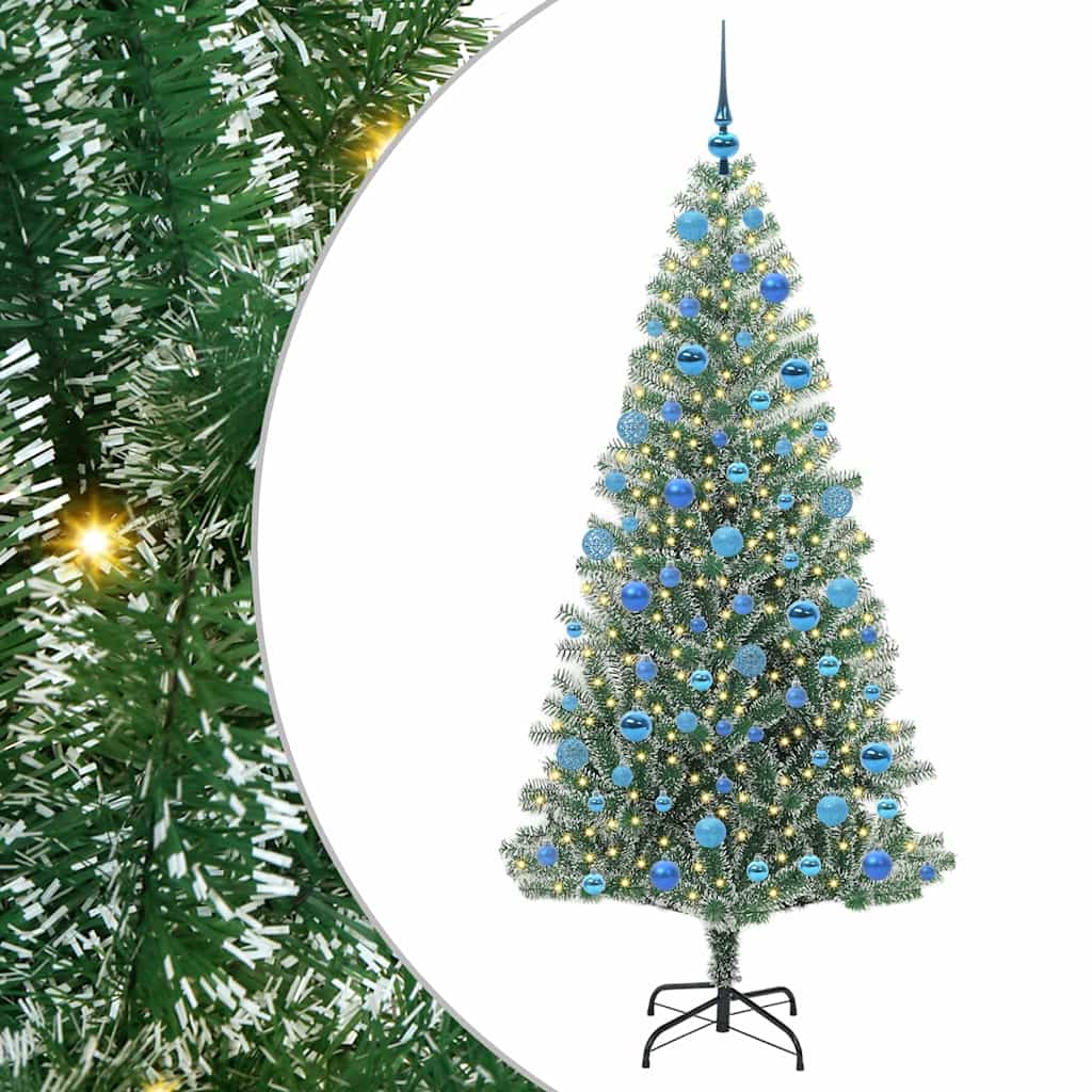 Arbre de Noël artificiel floconné de neige avec lumière LED - XIOS