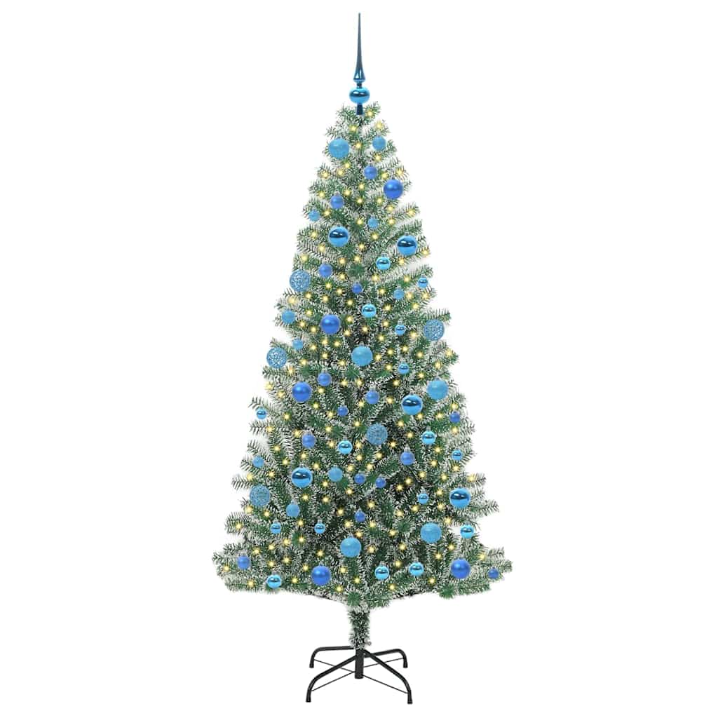 Arbre de Noël artificiel floconné de neige avec lumière LED - XIOS