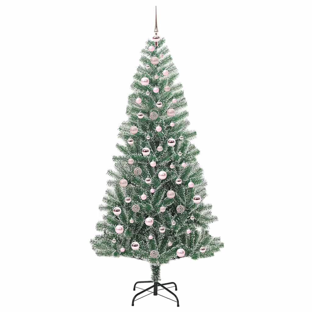 Arbre de Noël artificiel floconné de neige avec lumière LED - XIOS