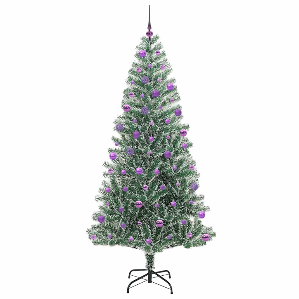 Arbre de Noël artificiel floconné de neige avec lumière LED - XIOS