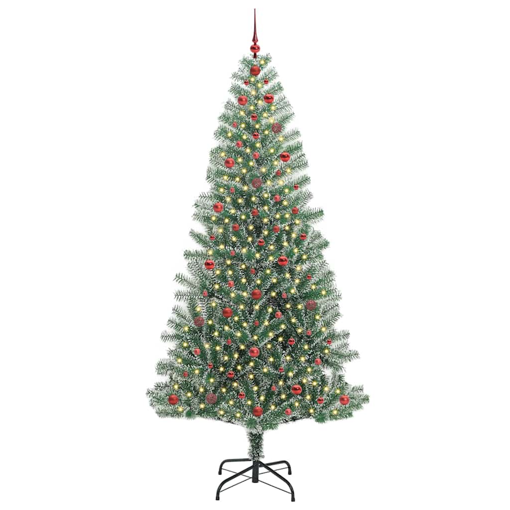 Arbre de Noël artificiel floconné de neige avec lumière LED - XIOS