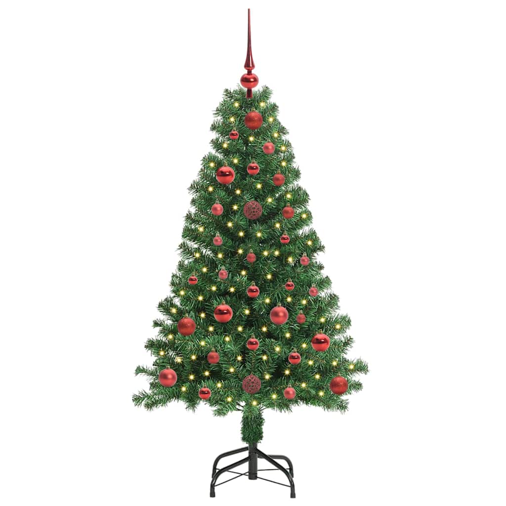 Sapin de Noël artificiel Vert 120 cm PVC, Acier et Plastique - XIOS