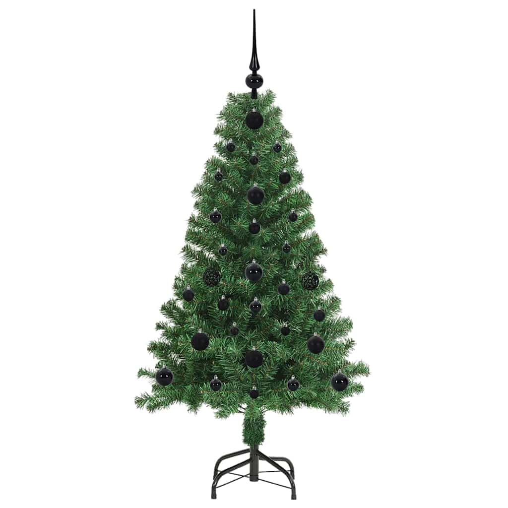 Sapin de Noël artificiel Vert 120 cm PVC, Acier et Plastique - XIOS