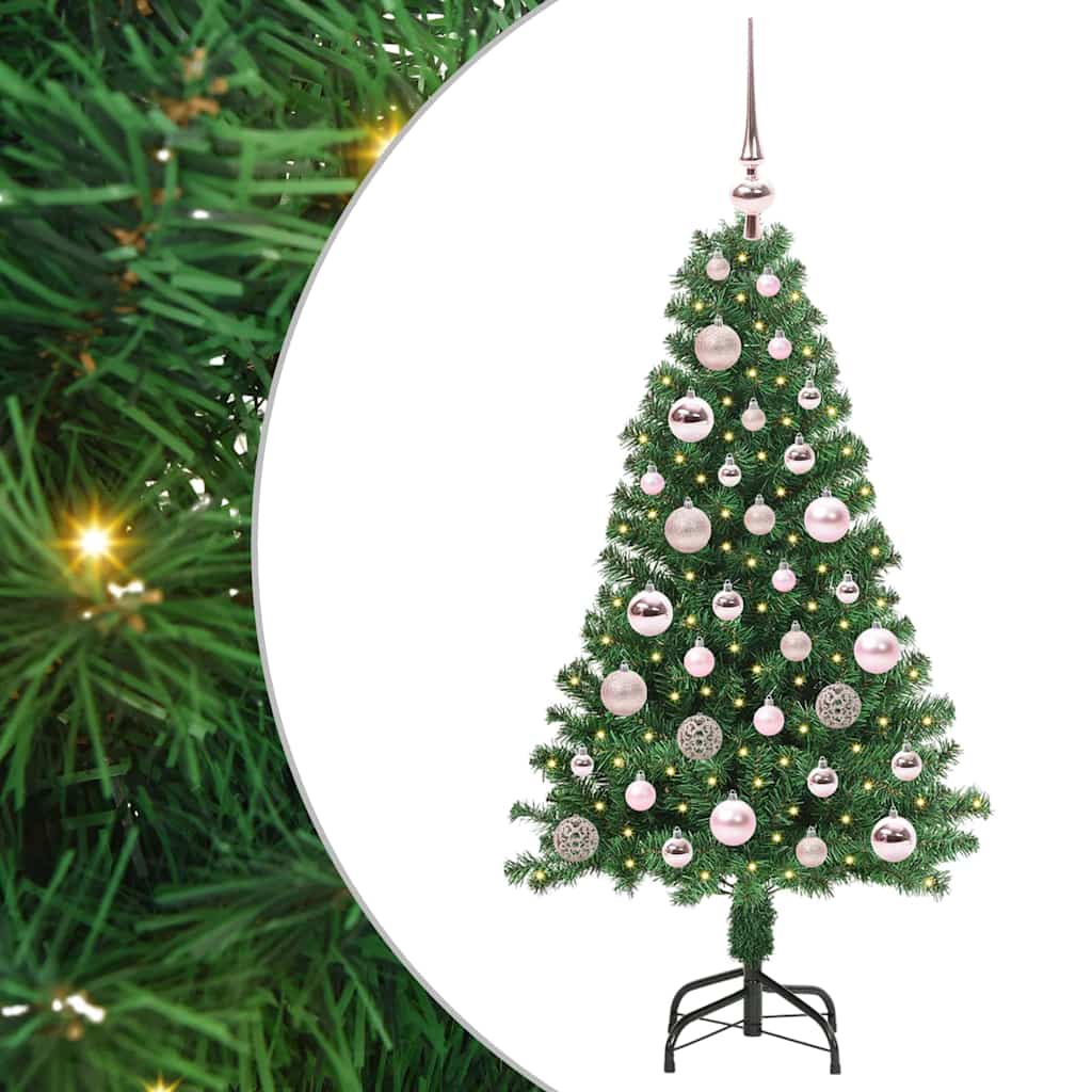 Sapin de Noël artificiel Vert 120 cm PVC, Acier et Plastique - XIOS