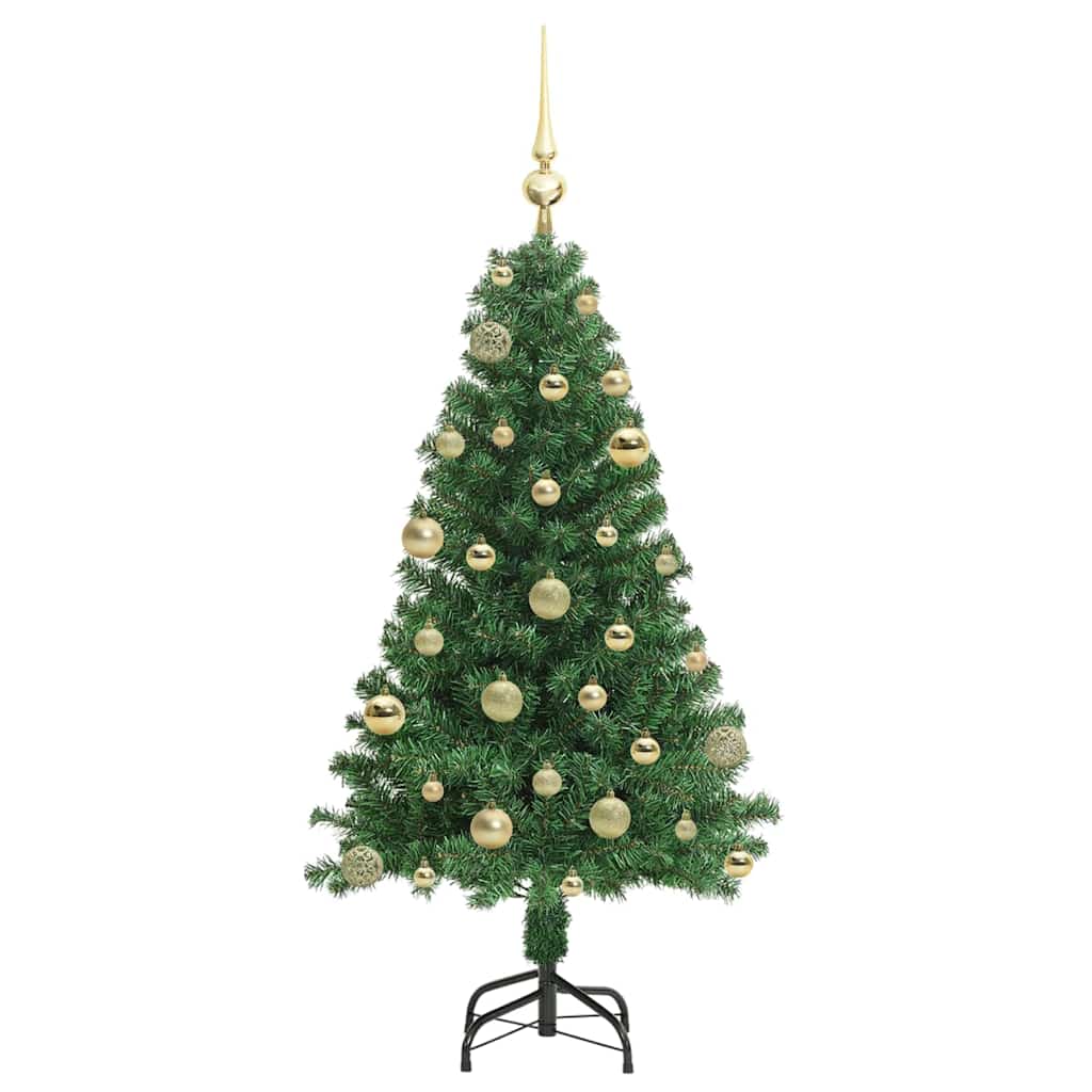 Sapin de Noël artificiel Vert 120 cm PVC, Acier et Plastique - XIOS