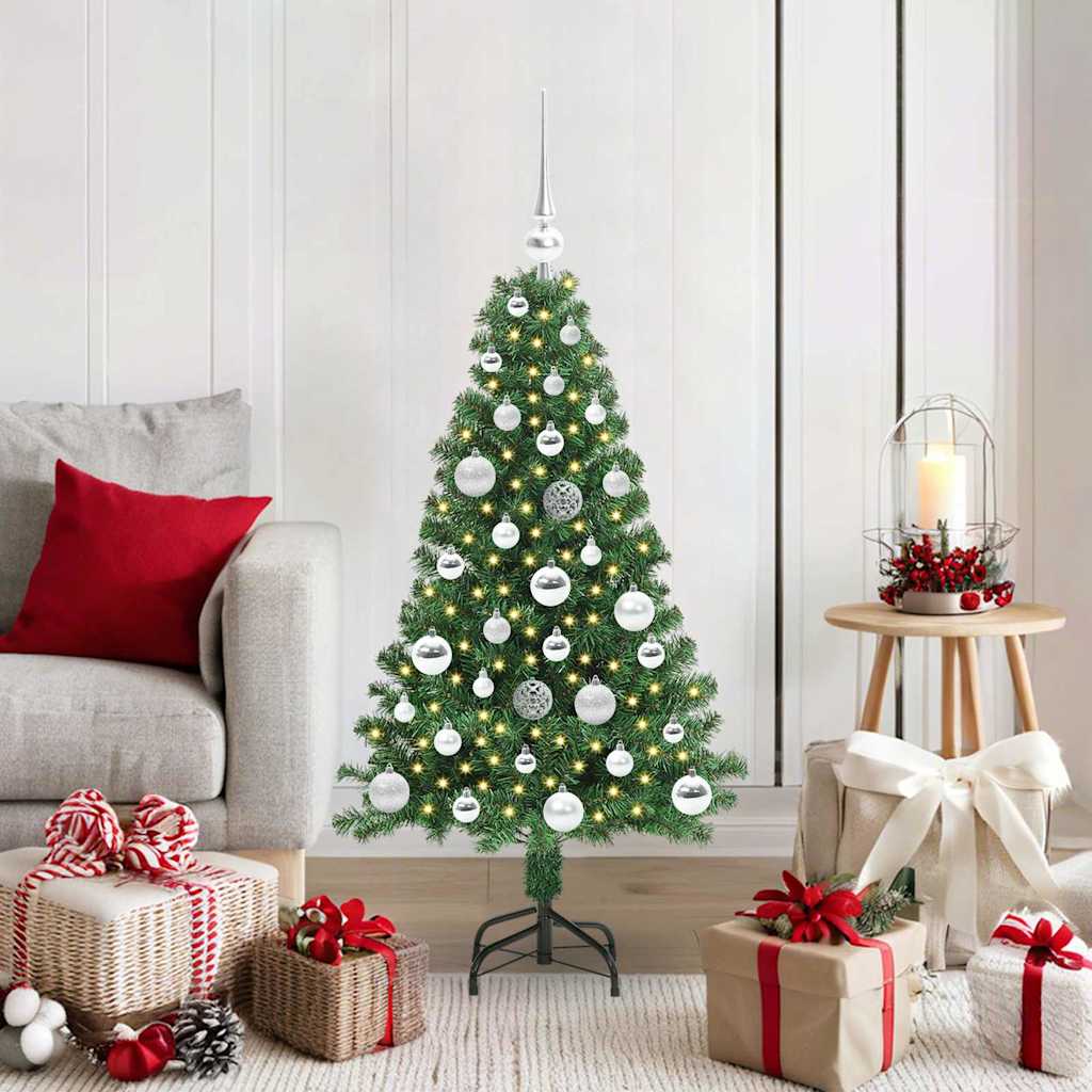 Sapin de Noël artificiel Vert 120 cm PVC, Acier et Plastique - XIOS