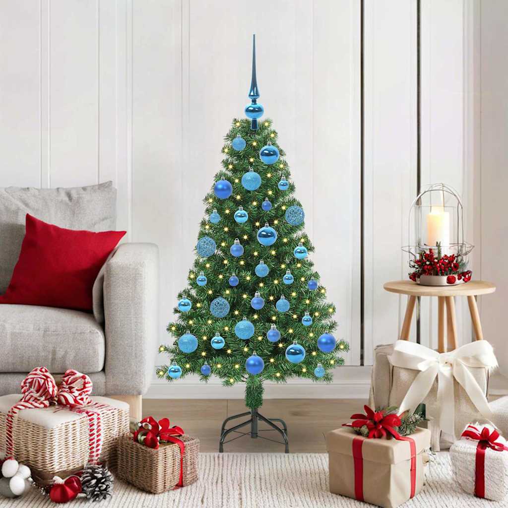Sapin de Noël artificiel Vert 120 cm PVC, Acier et Plastique - XIOS