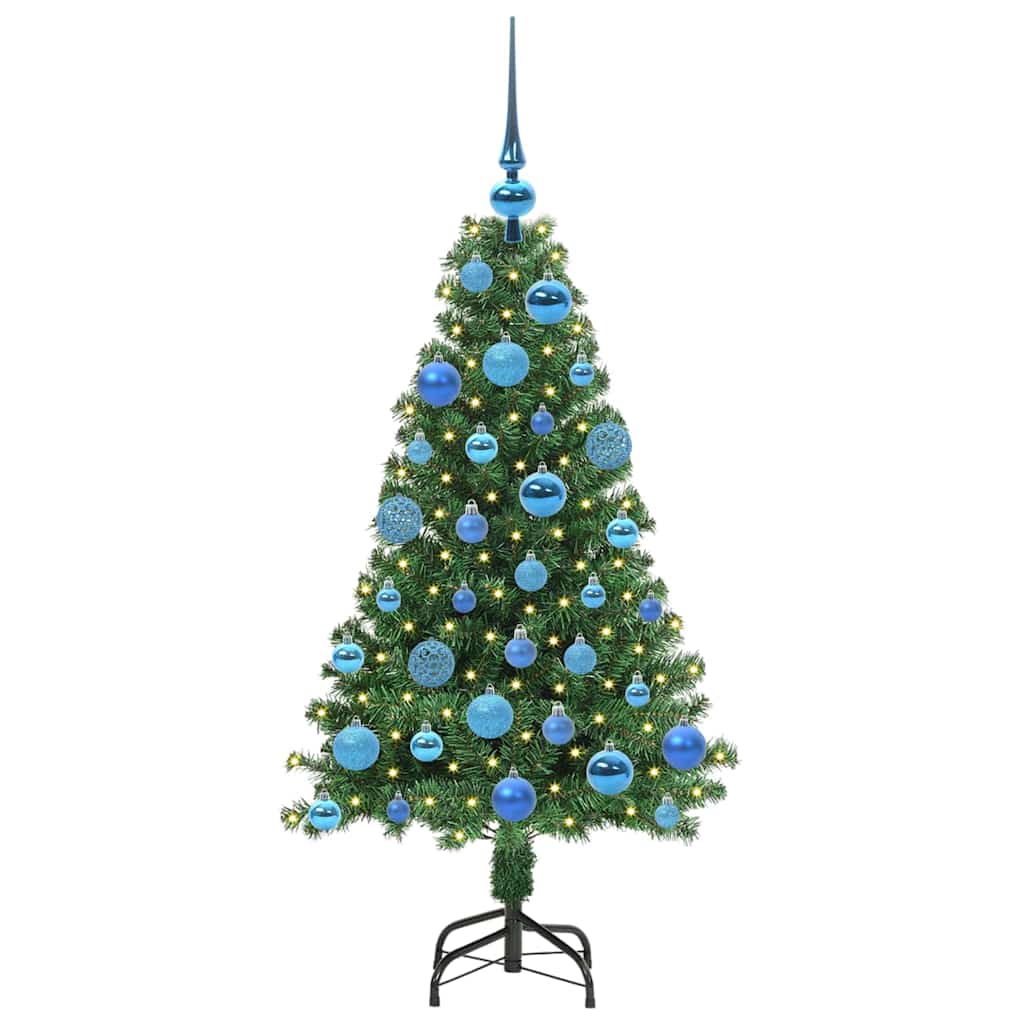 Sapin de Noël artificiel Vert 120 cm PVC, Acier et Plastique - XIOS