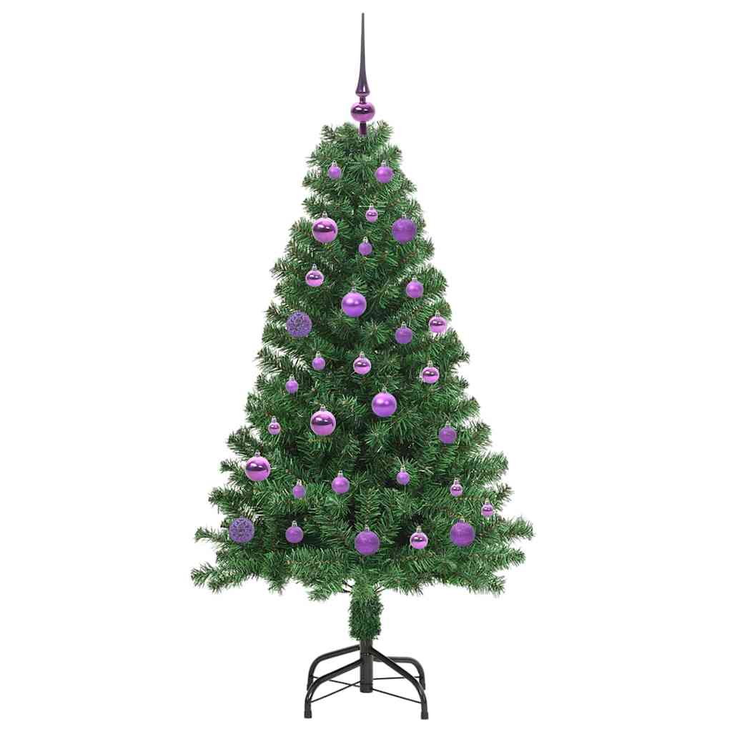 Sapin de Noël artificiel Vert 150 cm PVC, Acier et Plastique - XIOS
