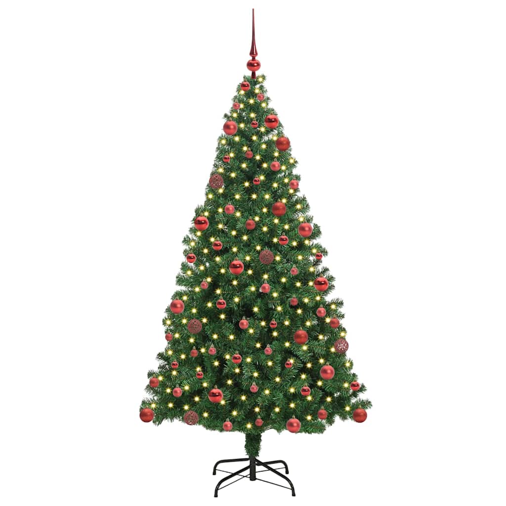 Sapin de Noël artificiel Vert 180 cm PVC, Acier et Plastique - XIOS