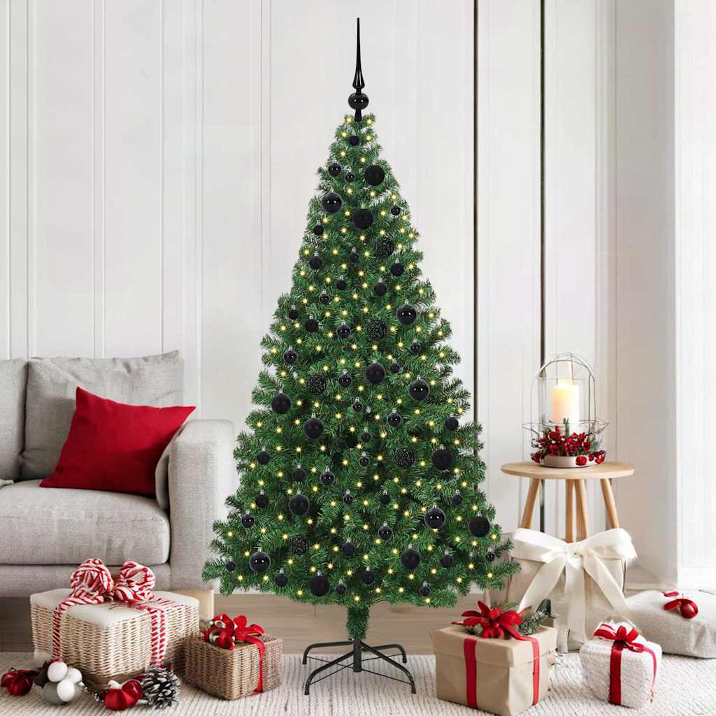 Sapin de Noël artificiel Vert 180 cm PVC, Acier et Plastique - XIOS